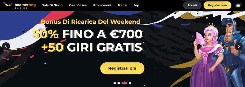 Boomerang casino login v Slovenia