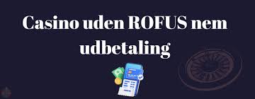 Casino Uden ROFUS med Cashback - Find Bedste Online Casinoer